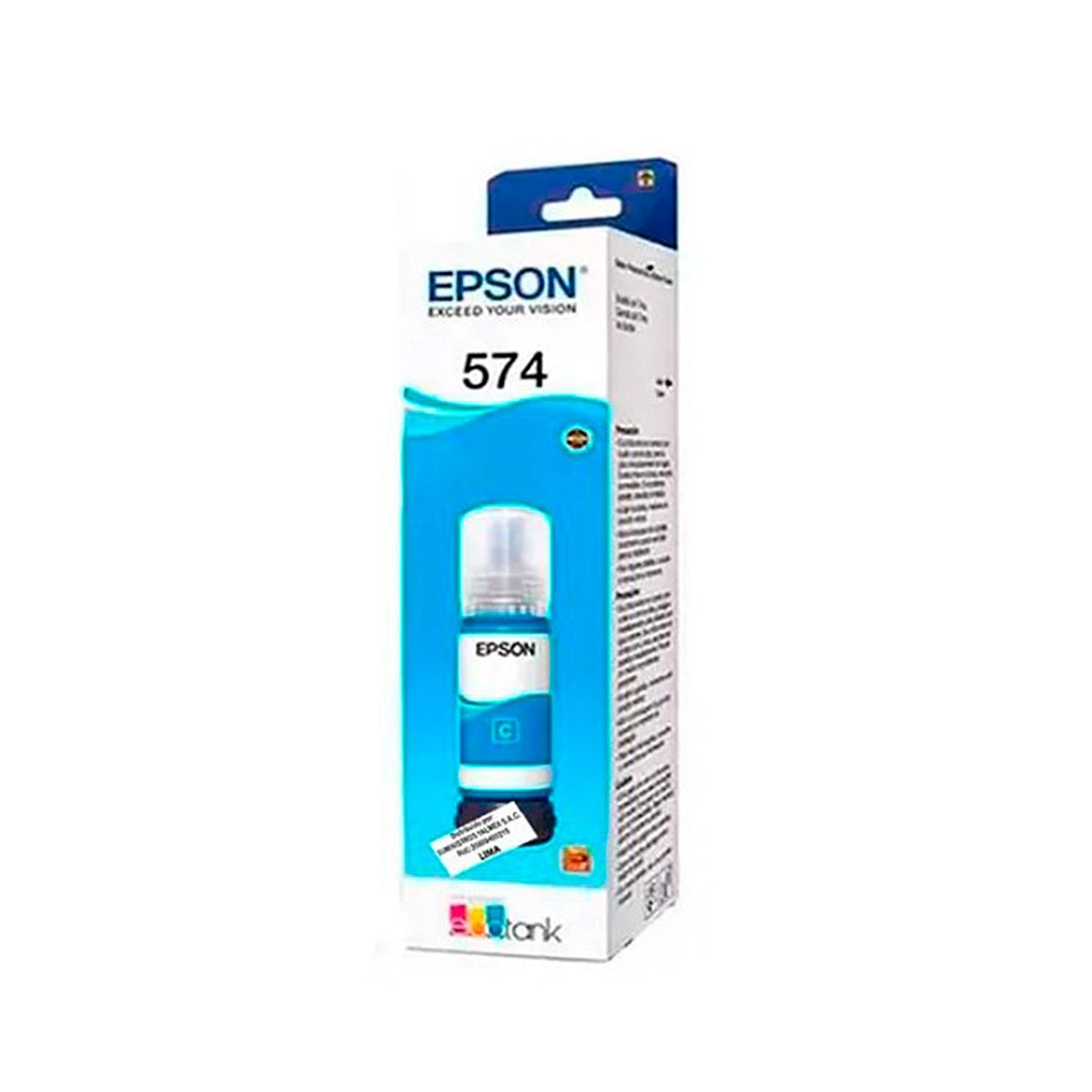 EPSON - TINTA EPSON 574 CIAN, PARA L8050/L18050 P/N: T574220-AL