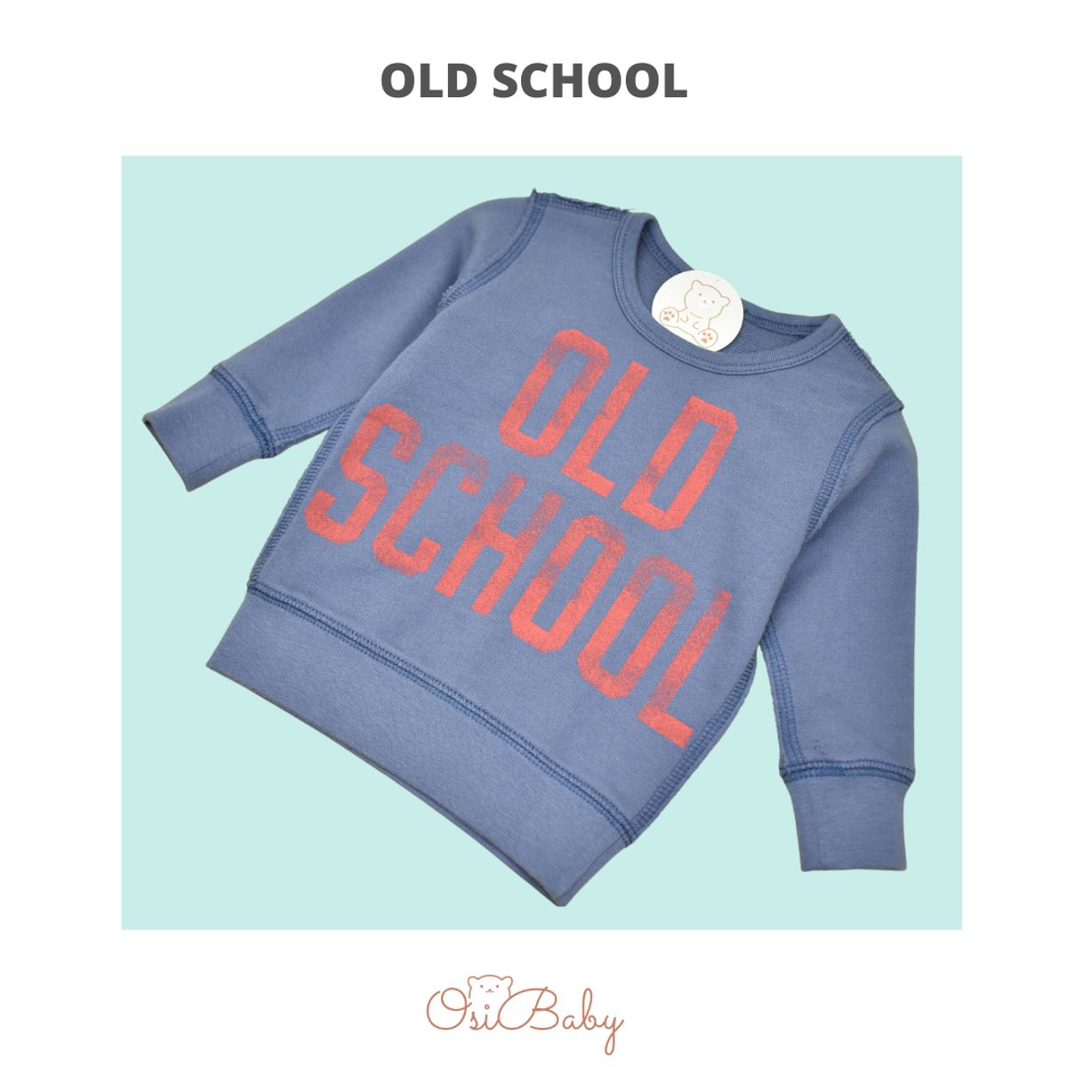 ALLEZ COLLECTION - POLERA BEBE HOMBRE OLD SCHOOL CREW