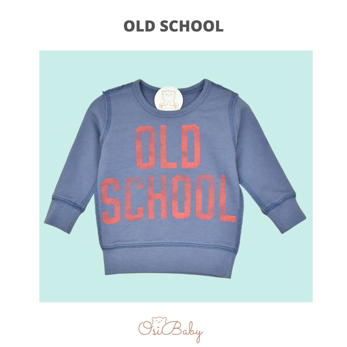 ALLEZ COLLECTION - POLERA BEBE HOMBRE OLD SCHOOL CREW