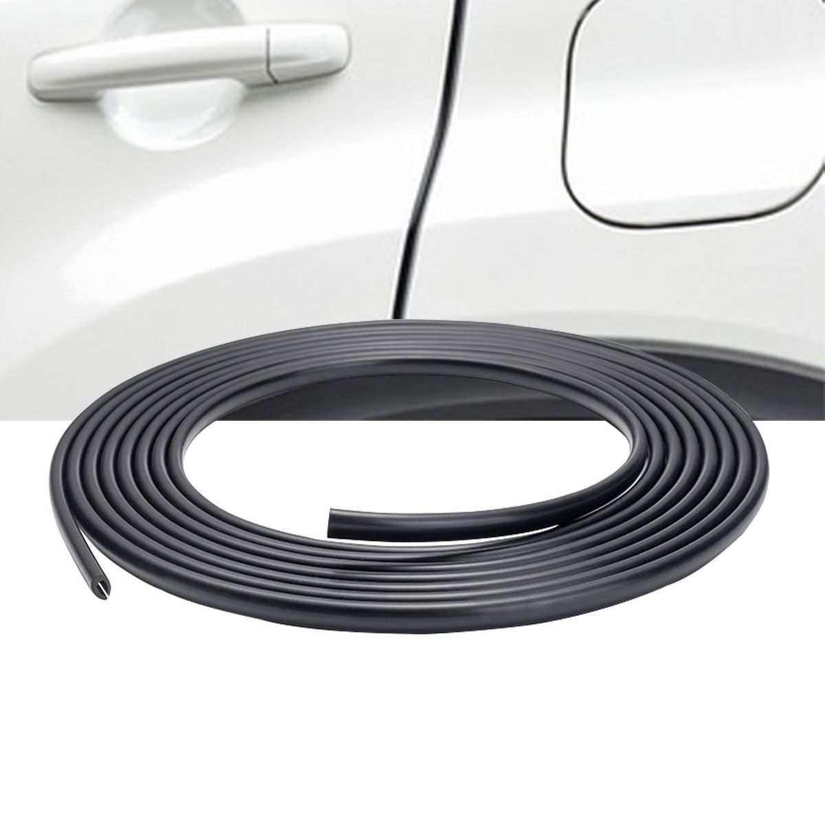 GENERICO - Filete de Puerta para auto negro