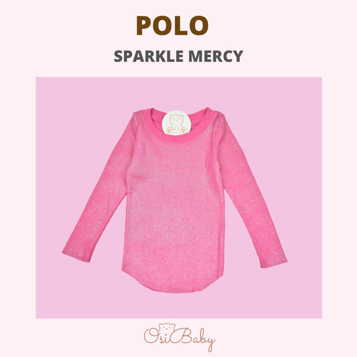 ALLEZ COLLECTION - POLO BEBE MUJER ML SPARKLE MERCY