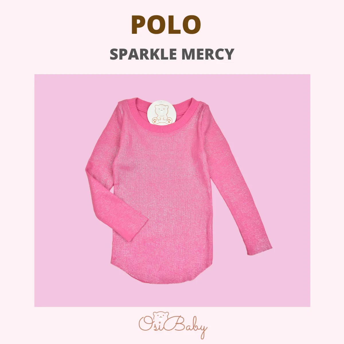 ALLEZ COLLECTION - POLO BEBE MUJER ML SPARKLE MERCY