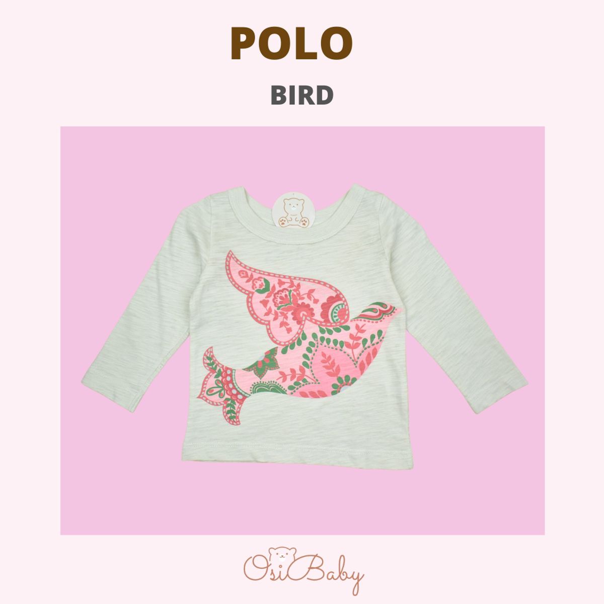 GENERICO - POLO BEBE MUJER ML BIRD