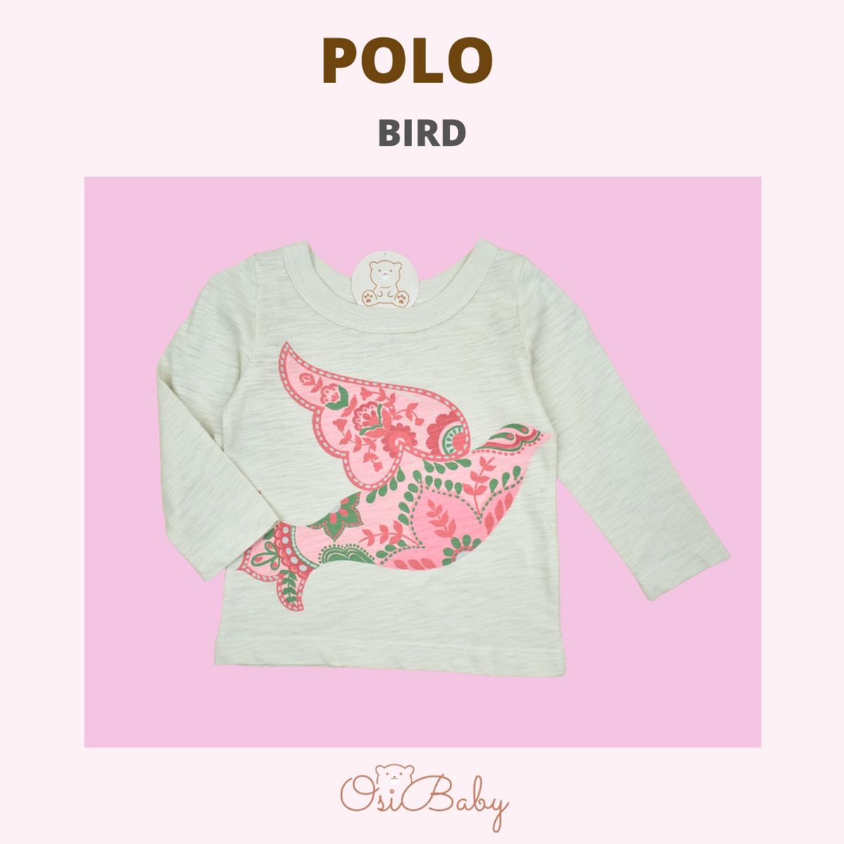 GENERICO - POLO BEBE MUJER ML BIRD