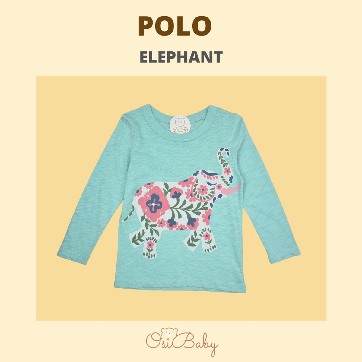 ALLEZ COLLECTION - POLO NIÑA M LARGA ELEPHANT