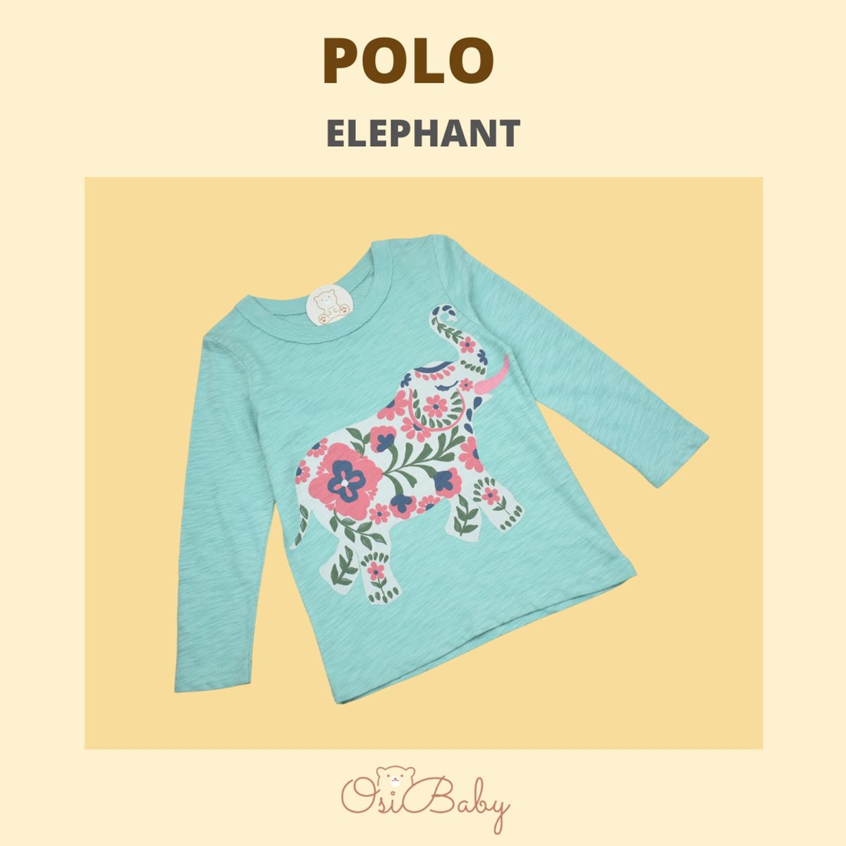 ALLEZ COLLECTION - POLO NIÑA M LARGA ELEPHANT