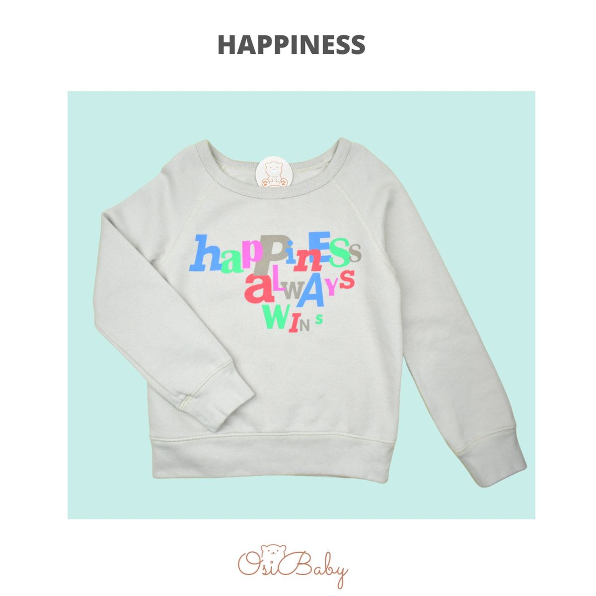 ALLEZ COLLECTION - POLERA NIÑA HAPPINES ALWAYS
