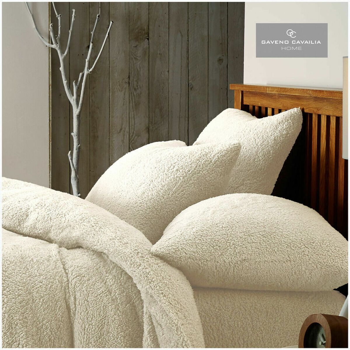 GENERICO - 3 PIEZAS COLCHA  KING DE PELUCHE PELO CORTO PERLA