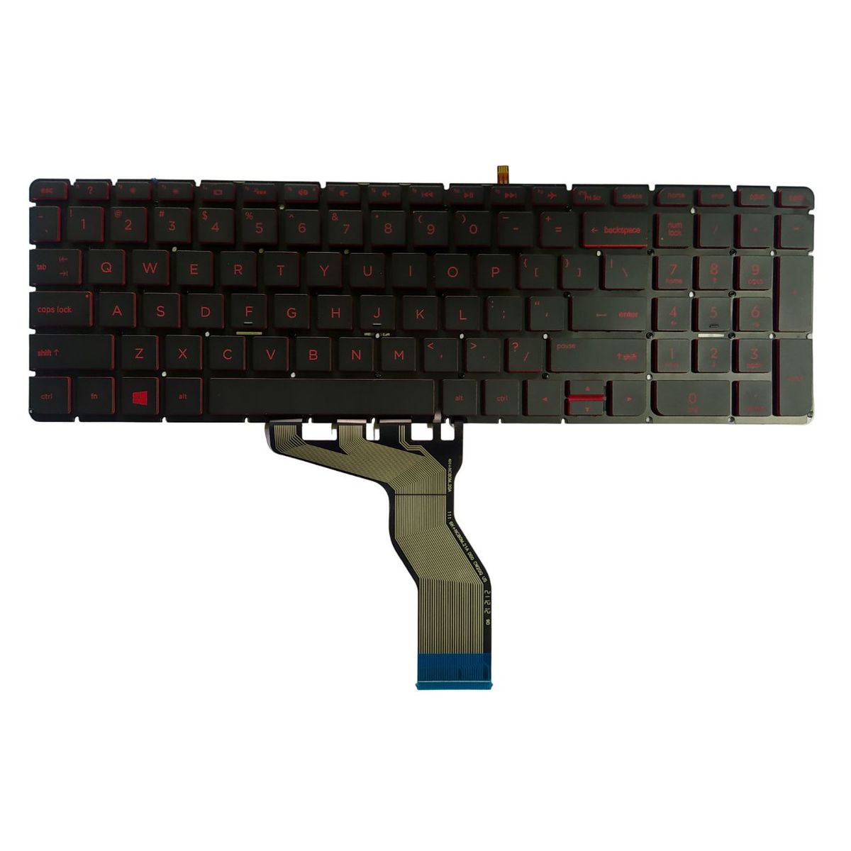HP - Teclado ORIGINAL HP Omen 15-AE 15-AW 15-AR 15-BK 15-BC 17-AB INGLES