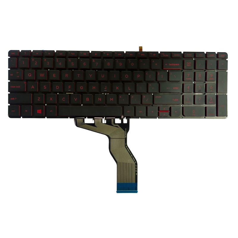HP - Teclado ORIGINAL HP Omen 15-AE 15-AW 15-AR 15-BK 15-BC 17-AB INGLES