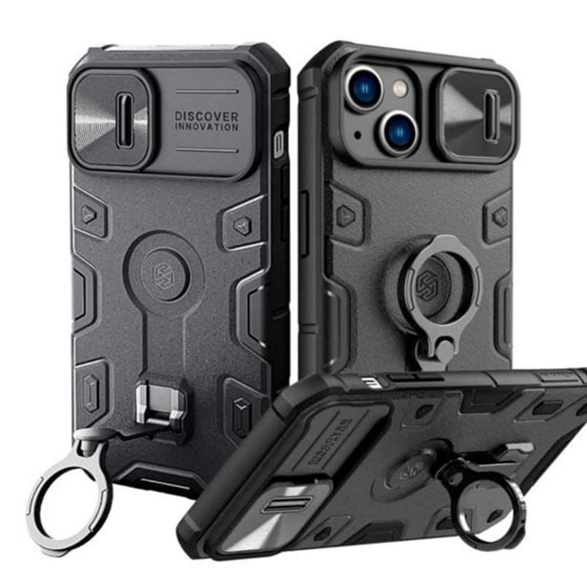 NILLKIN - Funda Nillkin Camshield Armor Pro Para Iphone 15 - Negro