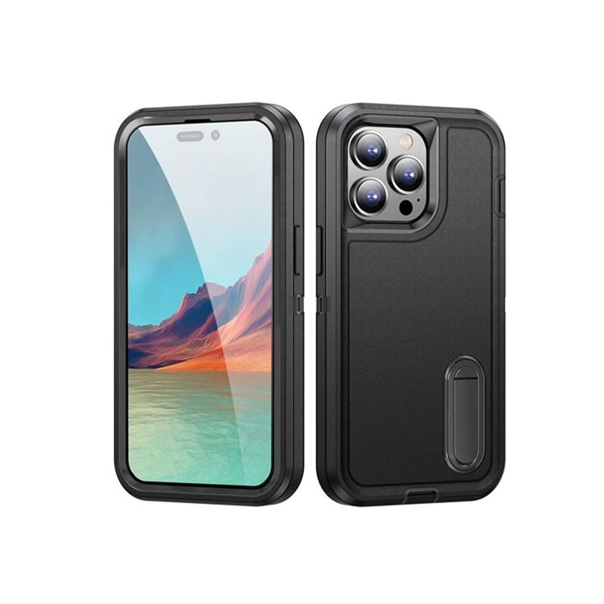 GENERICO - Case Adventurer Drop Plus Para Iphone 15 Pro Resistente - Negro