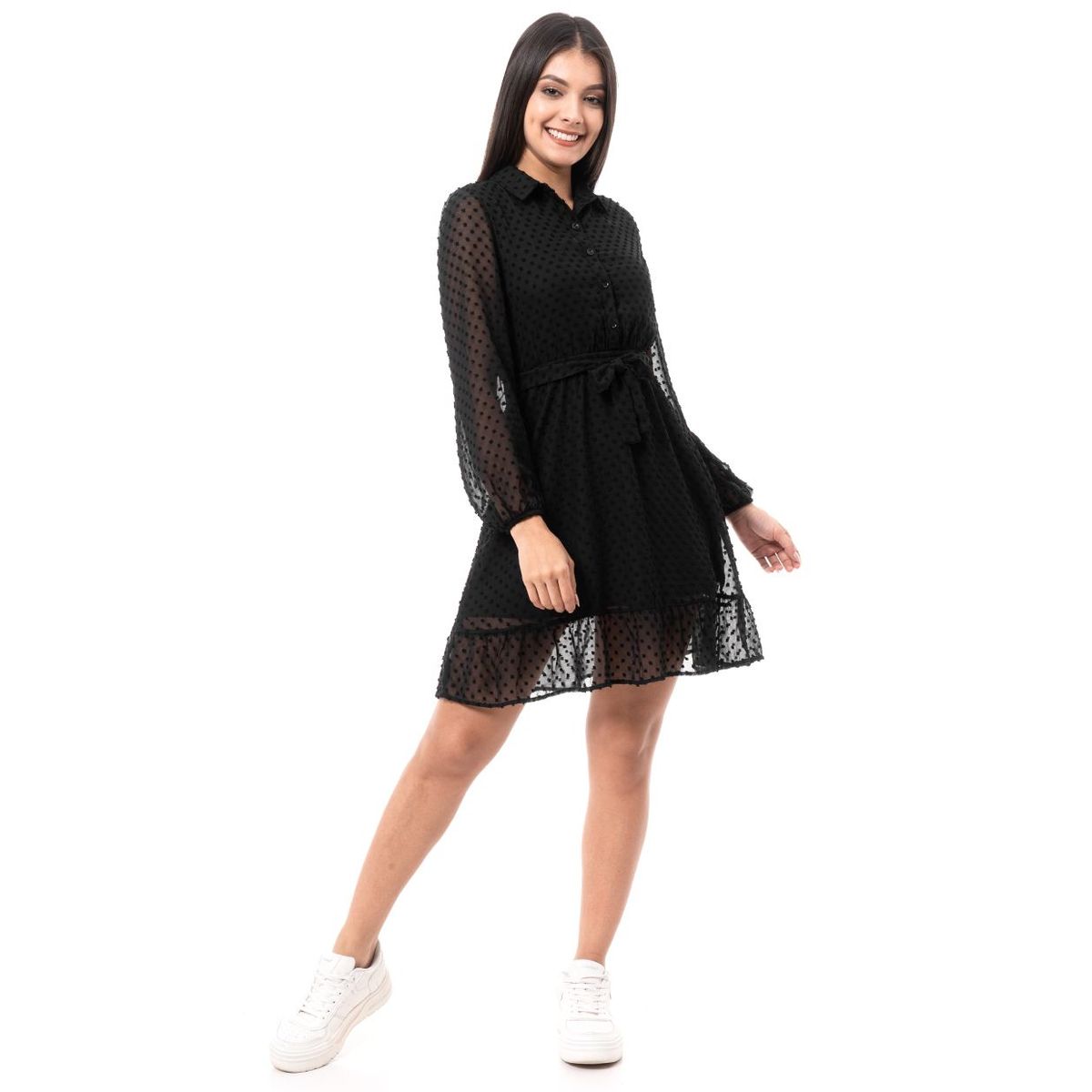 SQUEEZE - Vestidos Gasa Mujer Miraveli