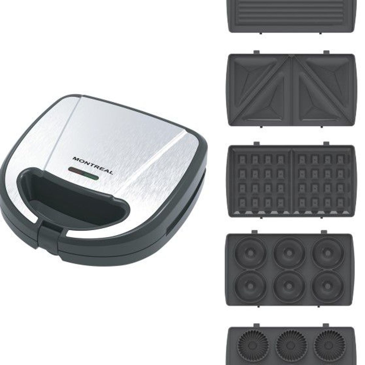 MONTREAL - Sandwichera Grill 5 en 1 MONTREAL MM-1204