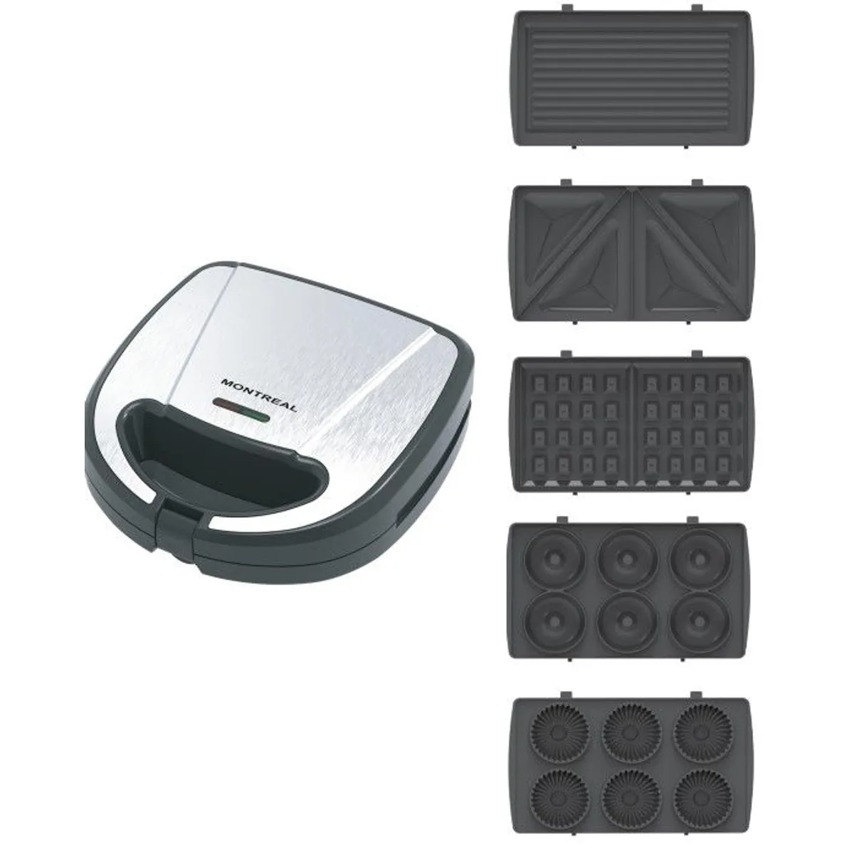 MONTREAL - Sandwichera Grill 5 en 1 MONTREAL MM-1204