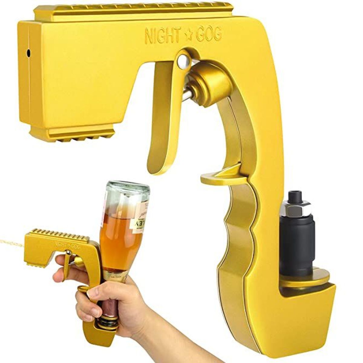 GENERICO - Pistola Chelera Dispensador Plateado Spray Gun