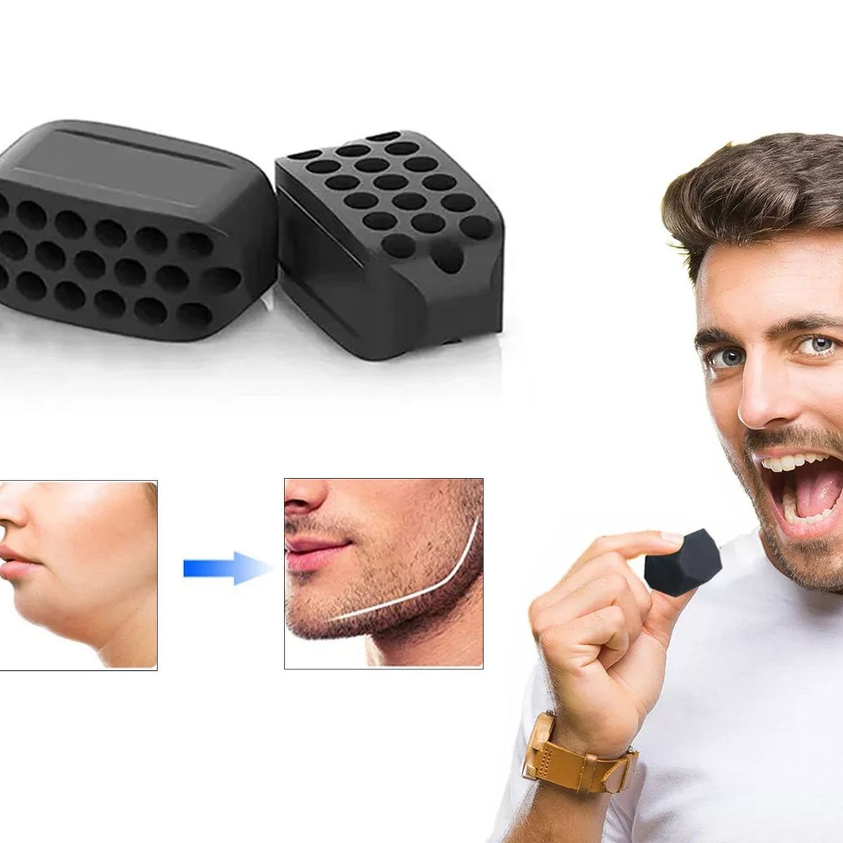 GENERICO - Ejercitador Mandibular  Define linea mandibular 2 PARES