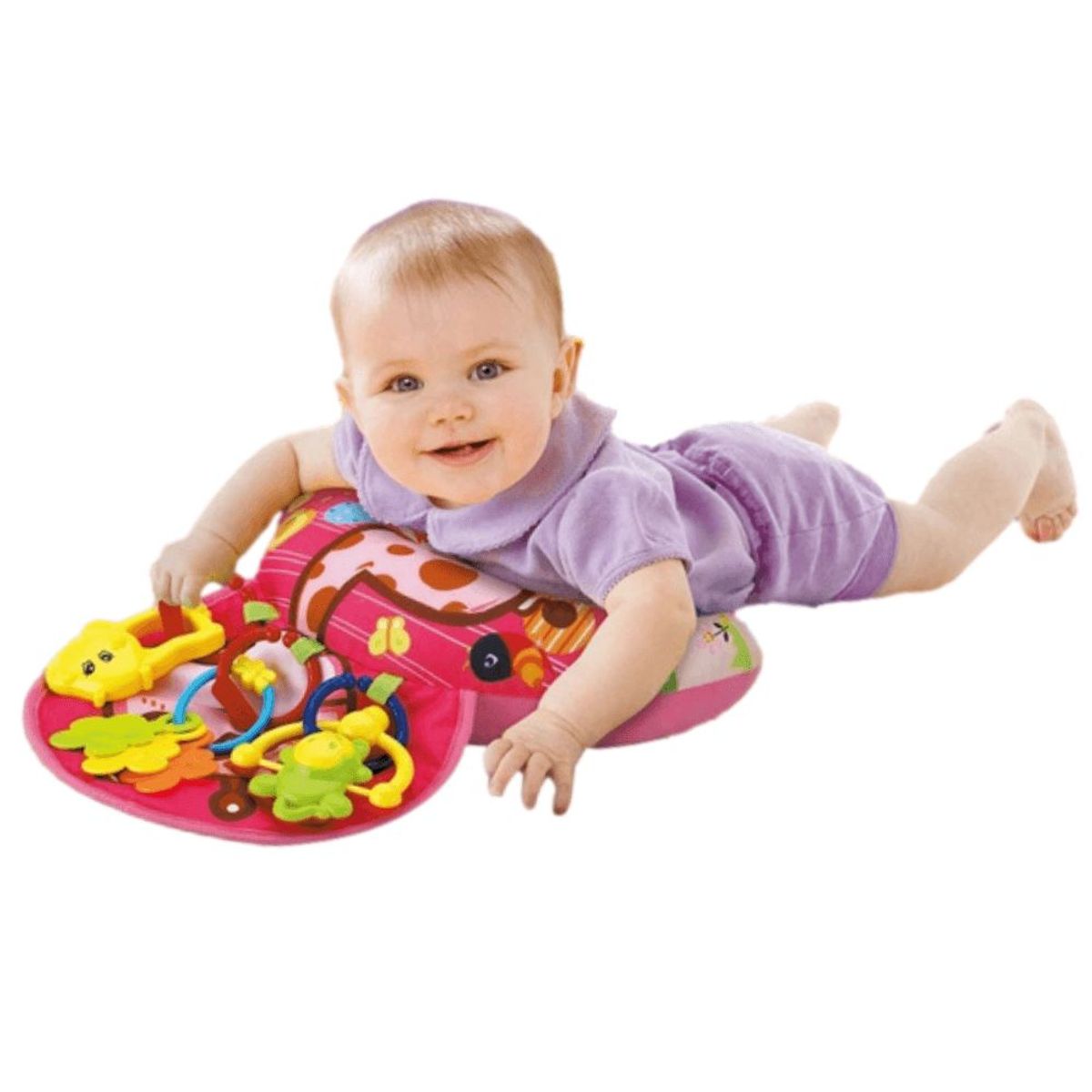 GENERICO - Cojin de Estimulación Temprana Rosado