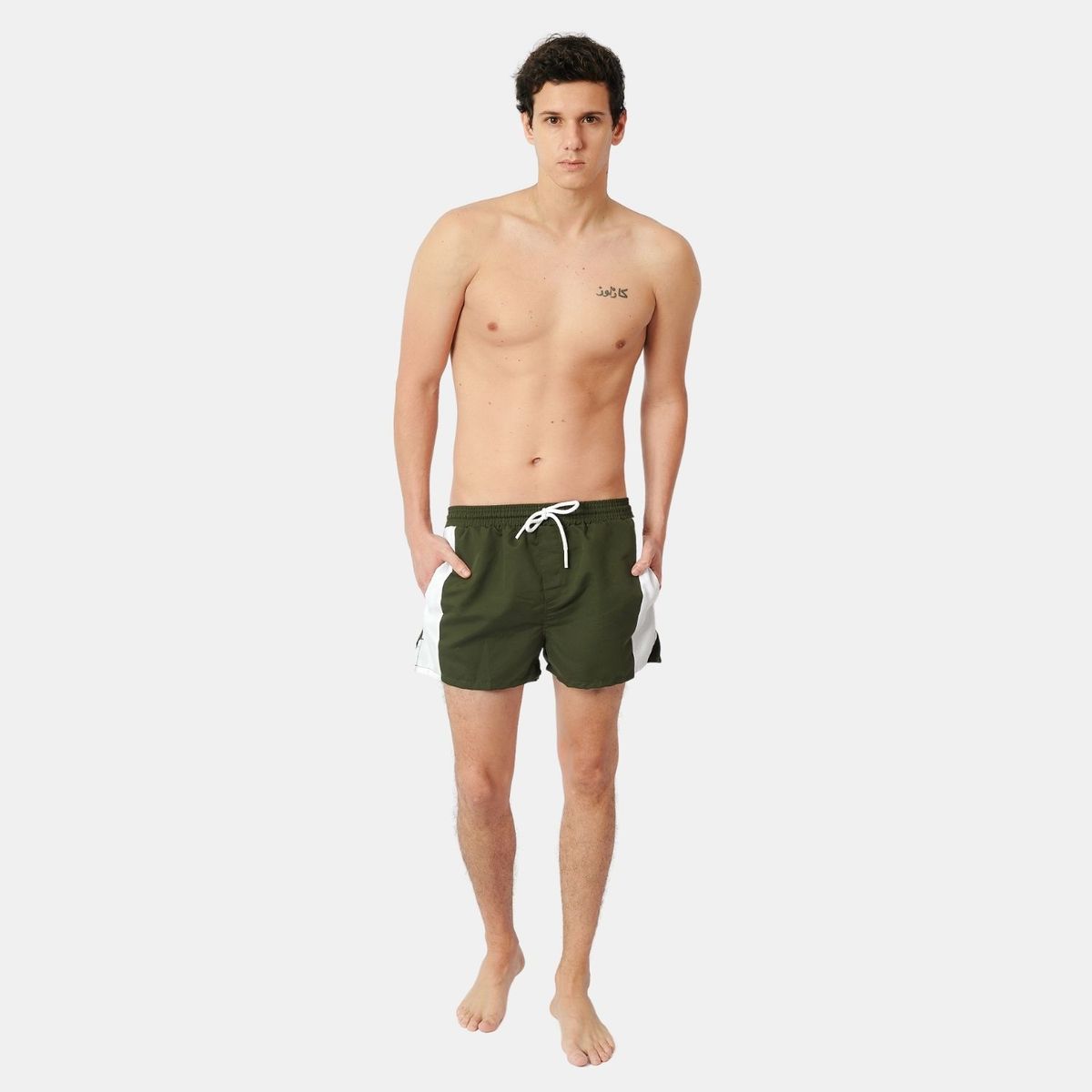SAN COSME - Short de Baño Hombre Verde