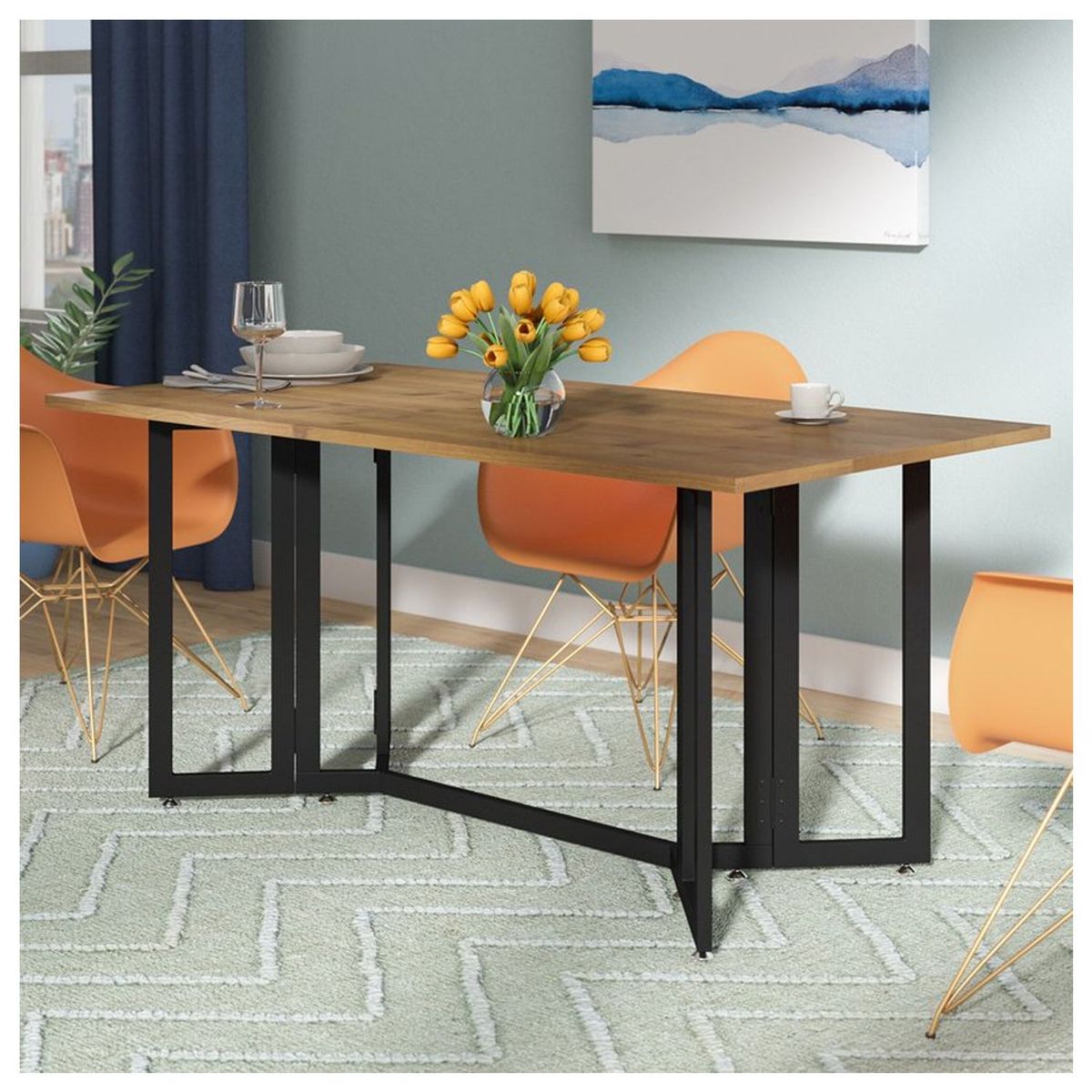 VENTITAS HOME - Mesa de Comedor Plegable Lucilla Ventitas Home Dolcetto