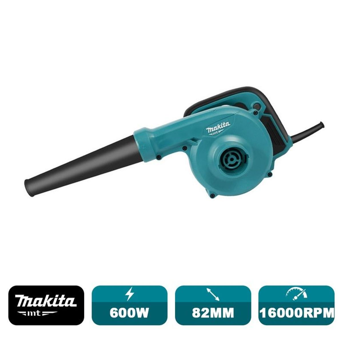 MAKITA - Sopladora 600 W 4.1 m³/min Makita MT M4001B