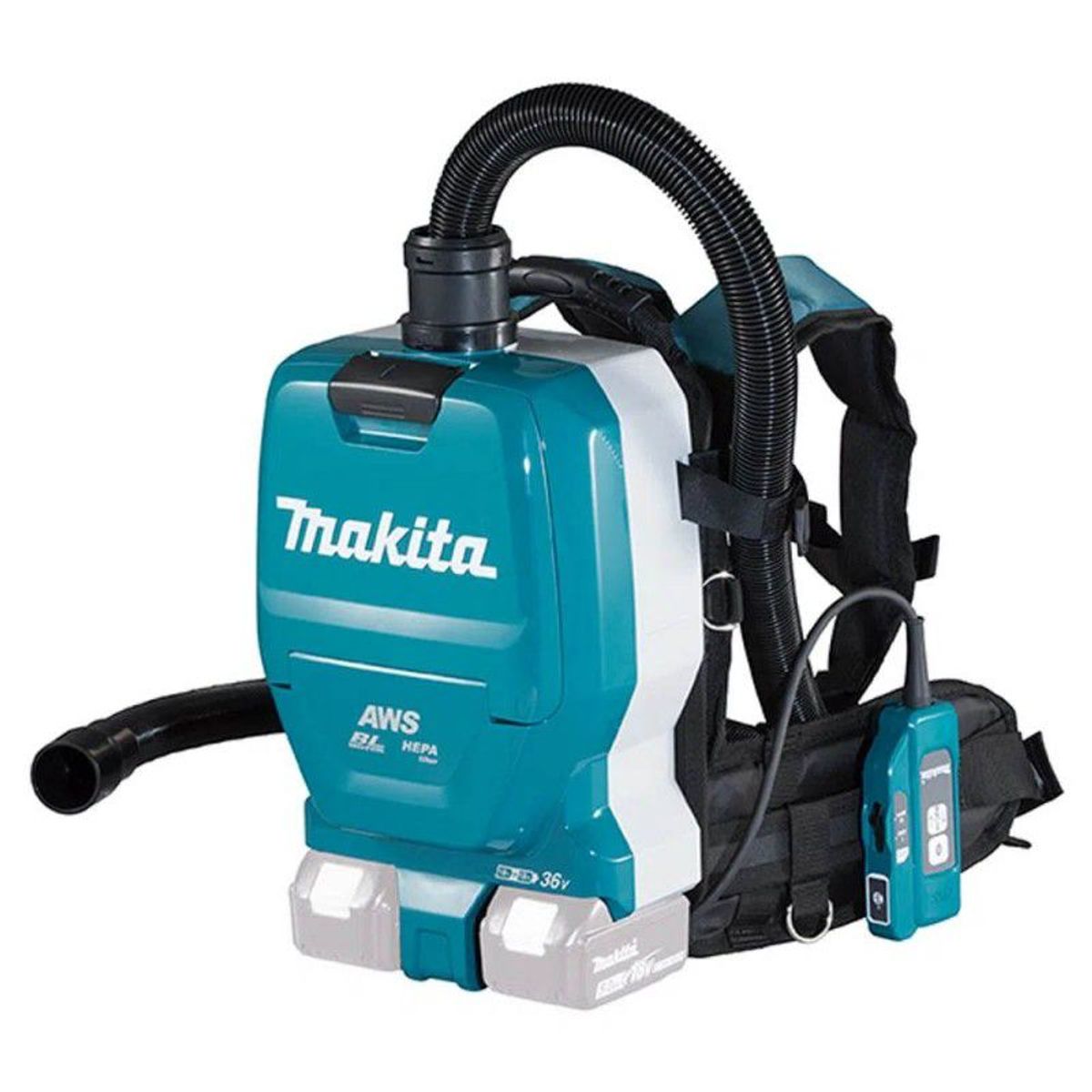 MAKITA - Aspiradora inal 2x18V 36V mochila Makita Baretool DVC265ZX