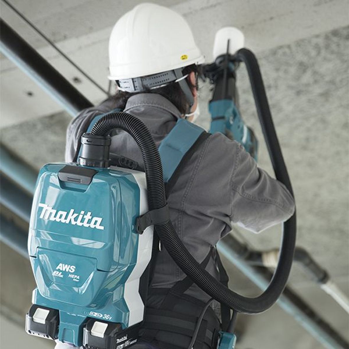 MAKITA - Aspiradora inal 2x18V 36V mochila Makita Baretool DVC265ZX