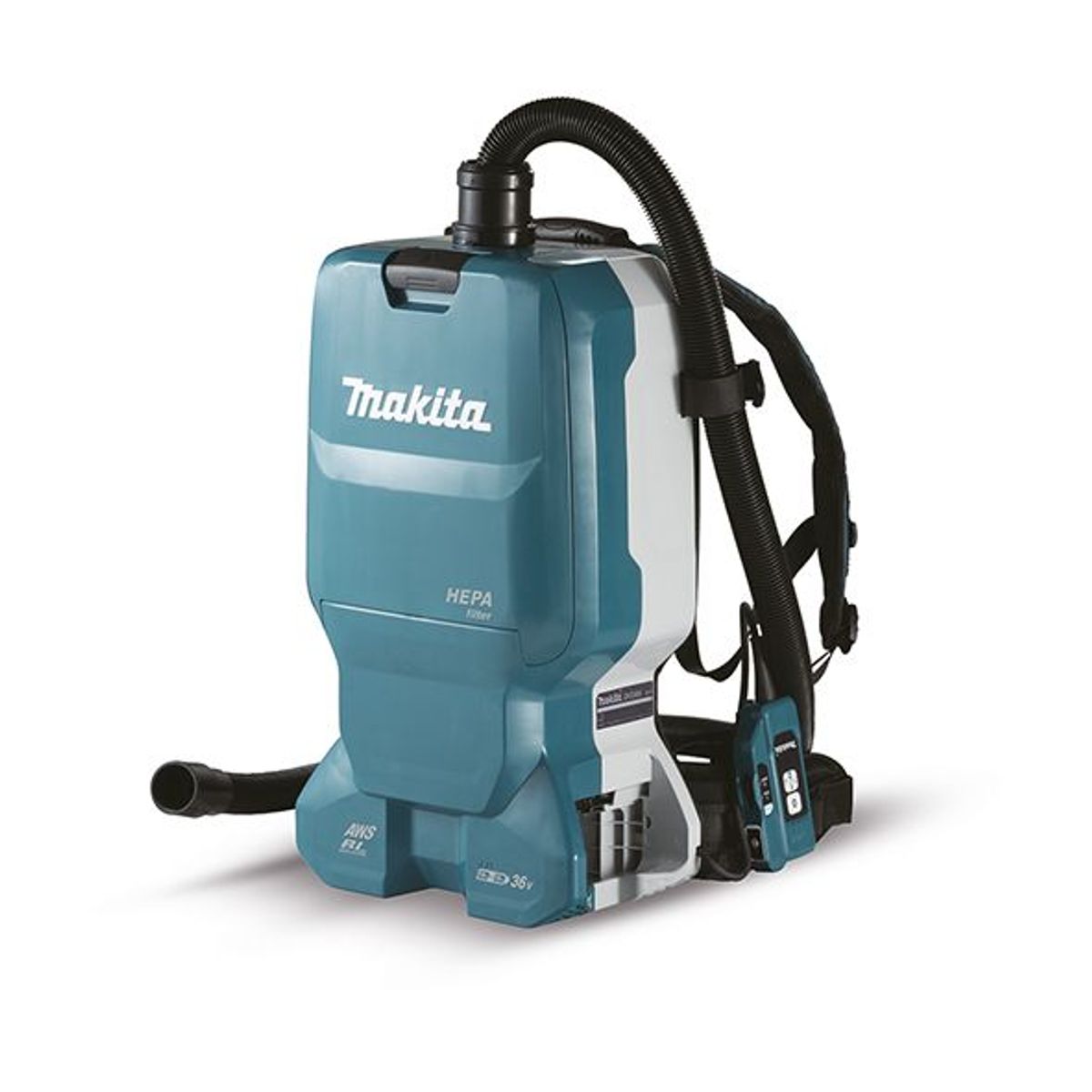 MAKITA - Aspirador de mochila BL 18Vx2 LXT AWS 6L Makita DVC665Z