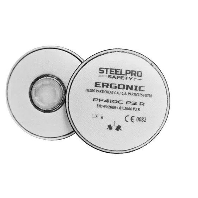 STEELPRO - ERGONIC FILTRO F410C P3 R PARTICULAS CCA NIVELES MOLESTOS VO PAR TIPO DISCO