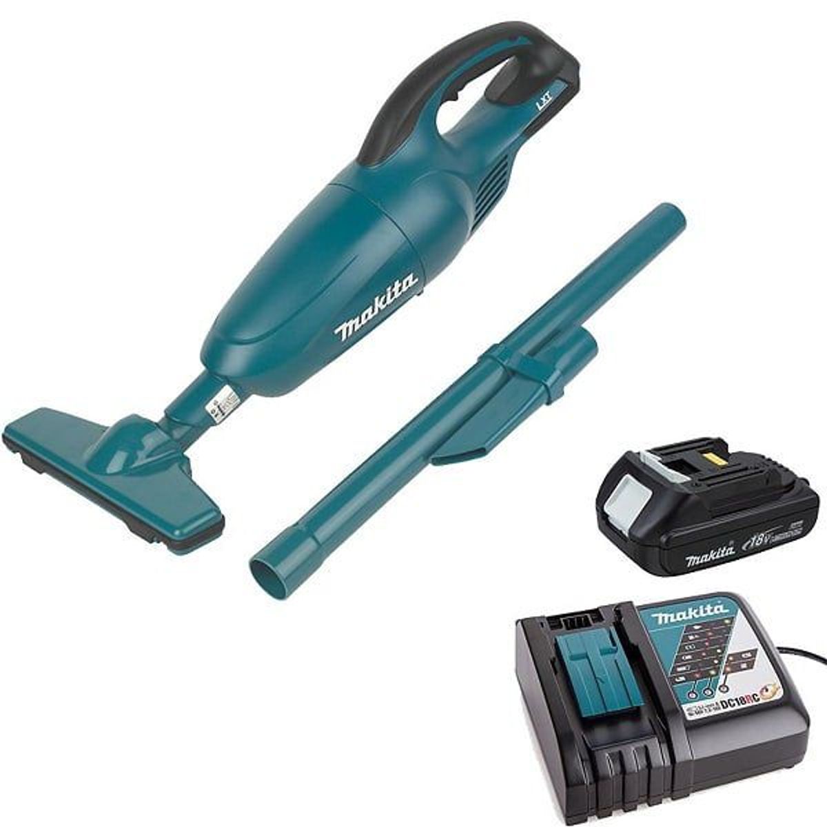 MAKITA - Aspiradora Inalámbrica LXT 18V 650ml 1bat 15Ah c DCL180SY Makita