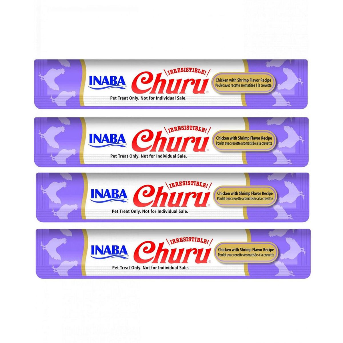 CHURU - Churu Snack Húmedo de Pollo con Camarones para Gatos x4 und