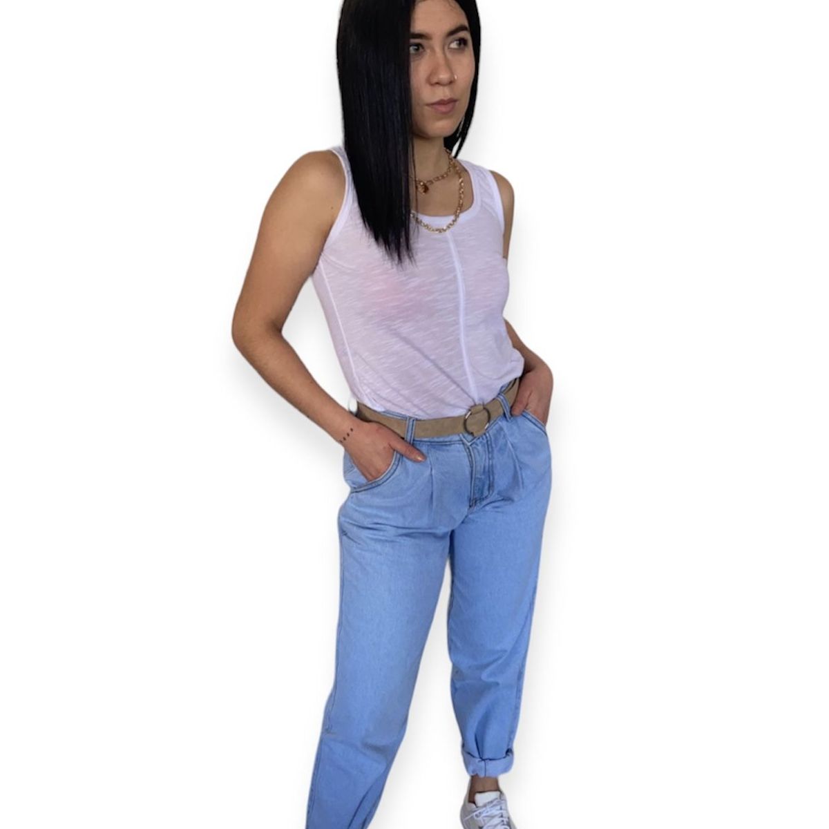 AMA OUTFITTERS - POLO BASICO GIGI BLANCO