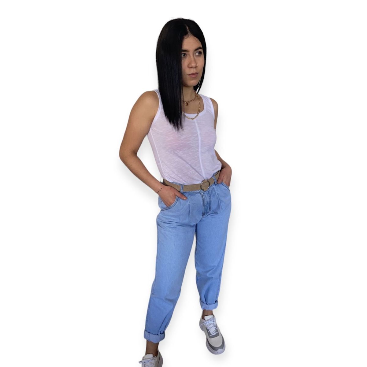 AMA OUTFITTERS - POLO BASICO GIGI BLANCO