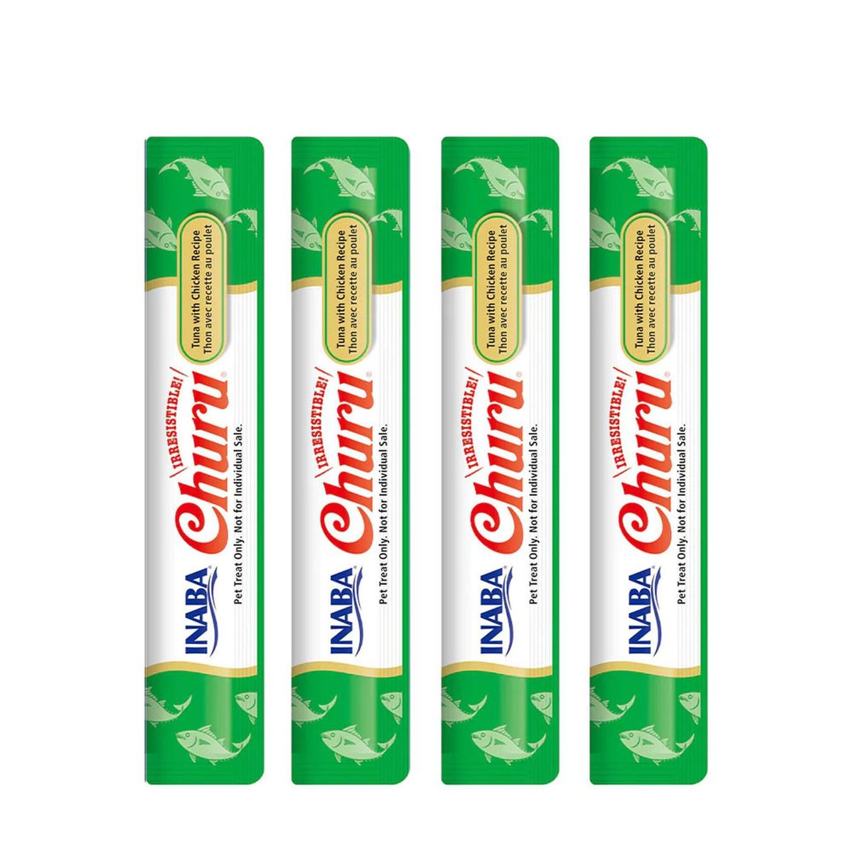 CHURU - Churu Snack Húmedo de Atún con Pollo para Gatos x4 und