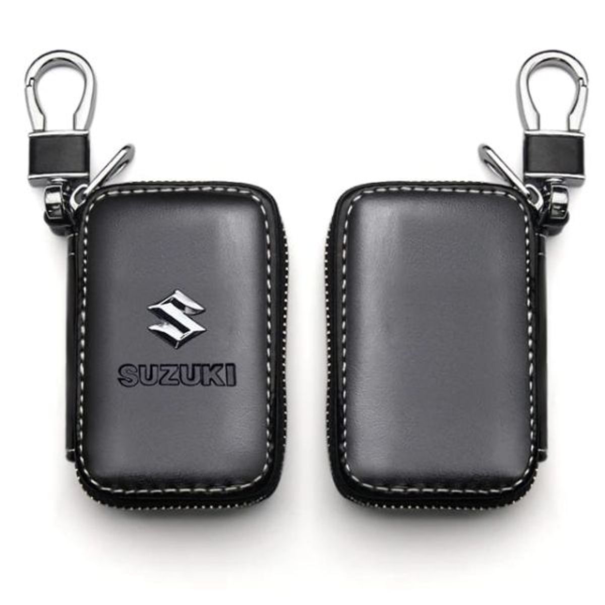 GENERICO - FUNDA DE CUERO PARA LLAVE DE CARRO -  SUZUKI
