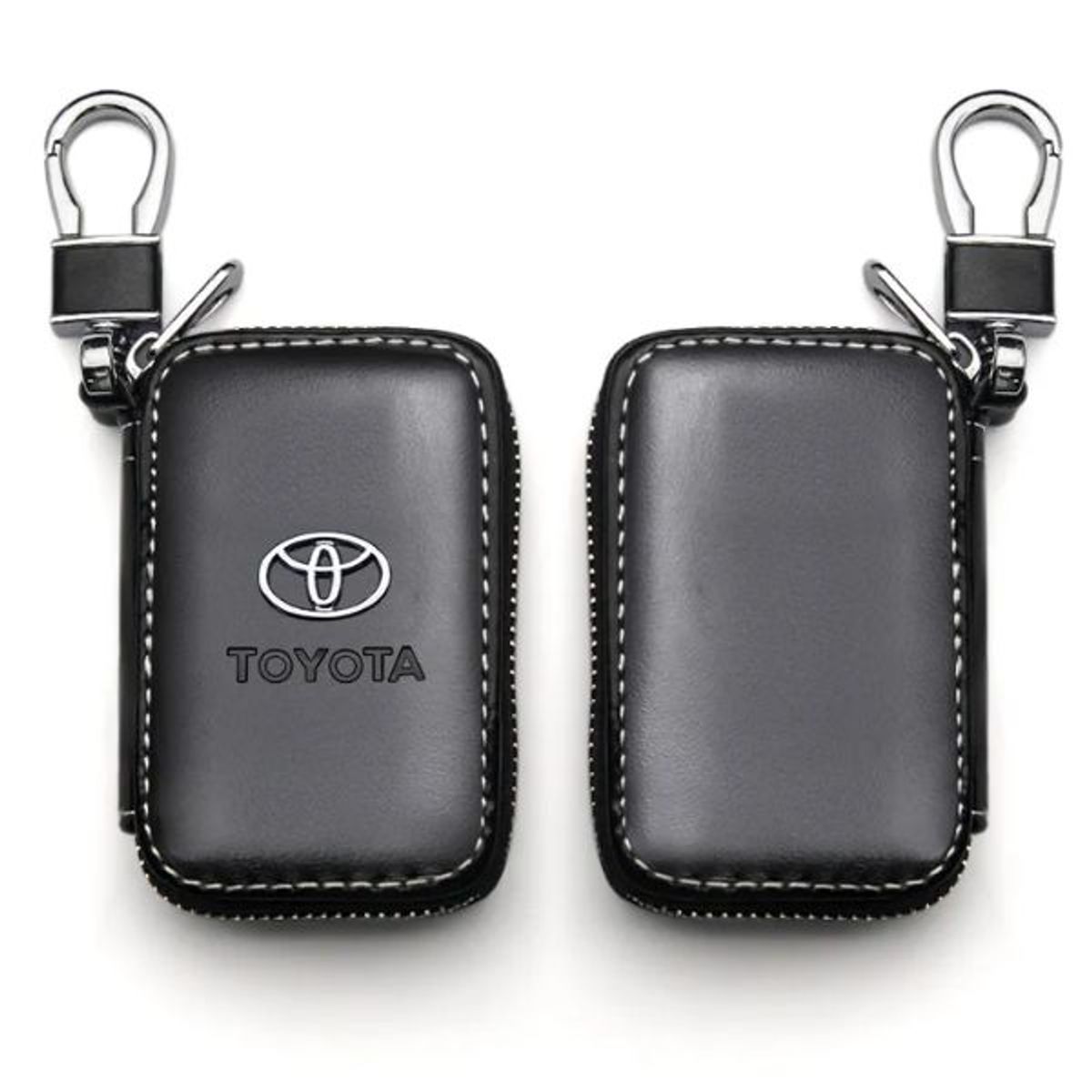 GENERICO - FUNDA DE CUERO PARA LLAVE DE CARRO -  TOYOTA