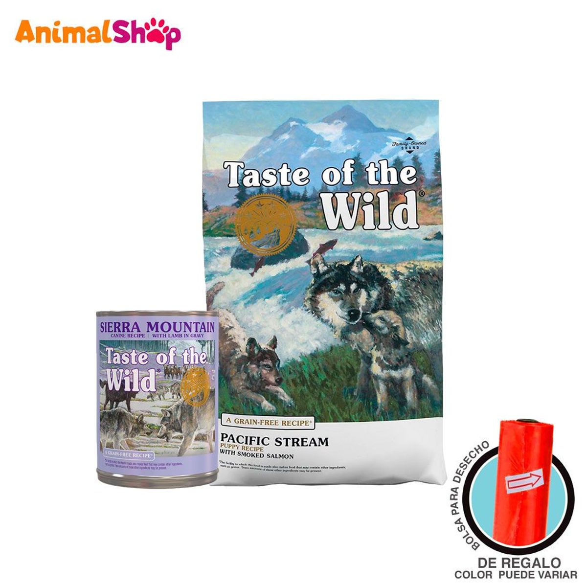 TASTE OF THE WILD - Comida Para Cachorro Taste Of The Wild Salmon 12.2 Kg  Pate