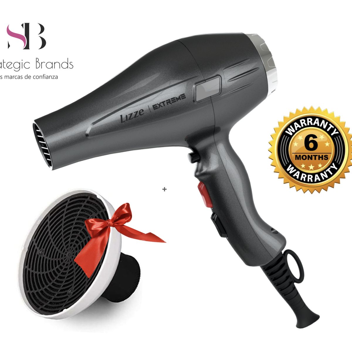 LIZZE - Secadora Lizze EXTREME 2400W y Difusor Termix