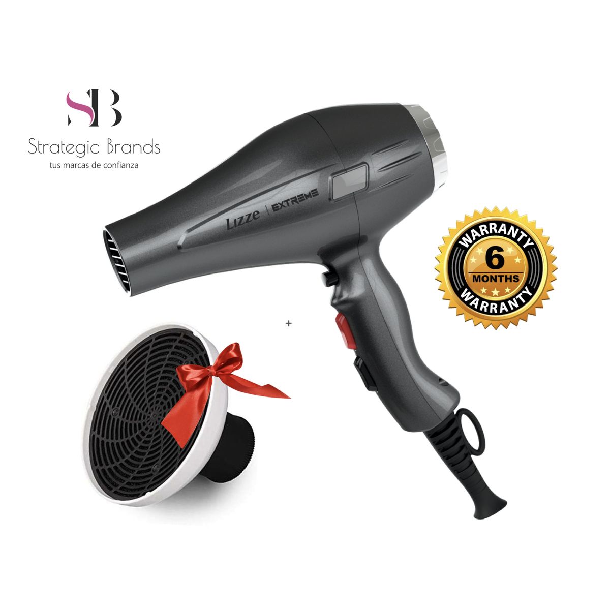 LIZZE - Secadora Lizze EXTREME 2400W y Difusor Termix