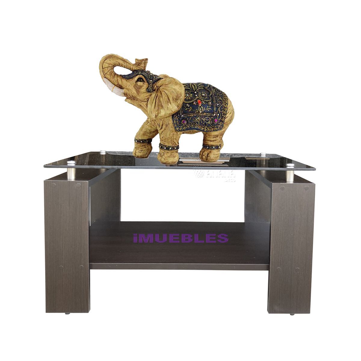 TEMEL - Mesa de Centro para Sala Mesa de Centro con vidrio