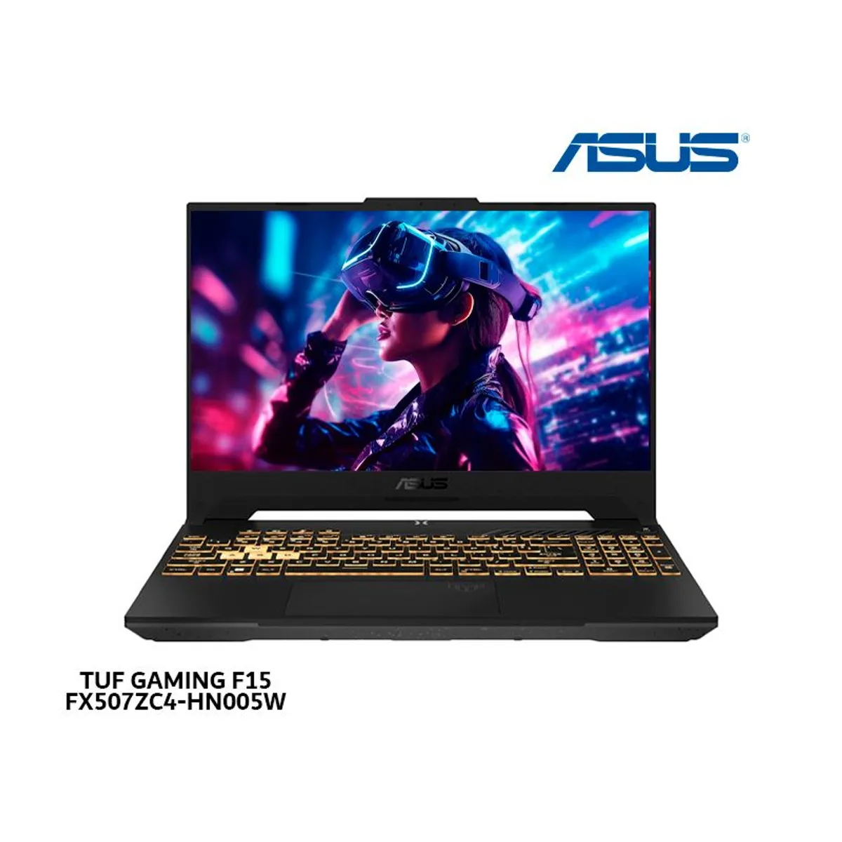 ASUS - Laptop Asus TUF Gaming F15 FX507ZC4-HN005W Core i5-12500h 15.6” FHD  8Gb Ram  512Gb SSD  RTX3050