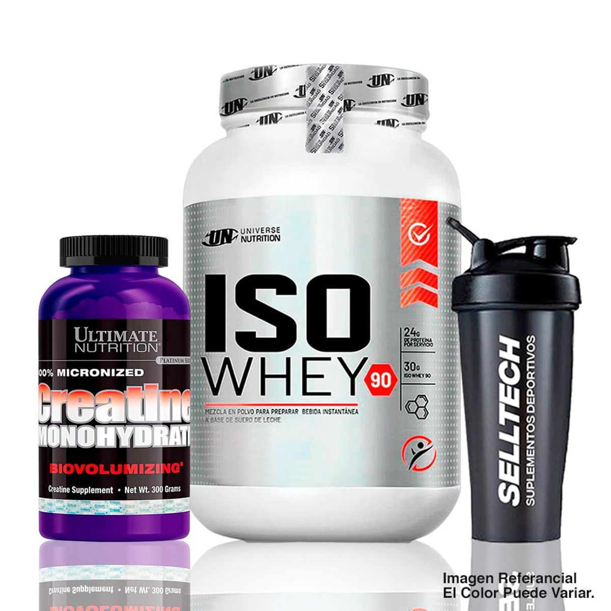 UNIVERSE NUTRITION - Iso Whey 90 de 1.1 kg Vainilla+Creatina Ultimate Nutrition 300gr