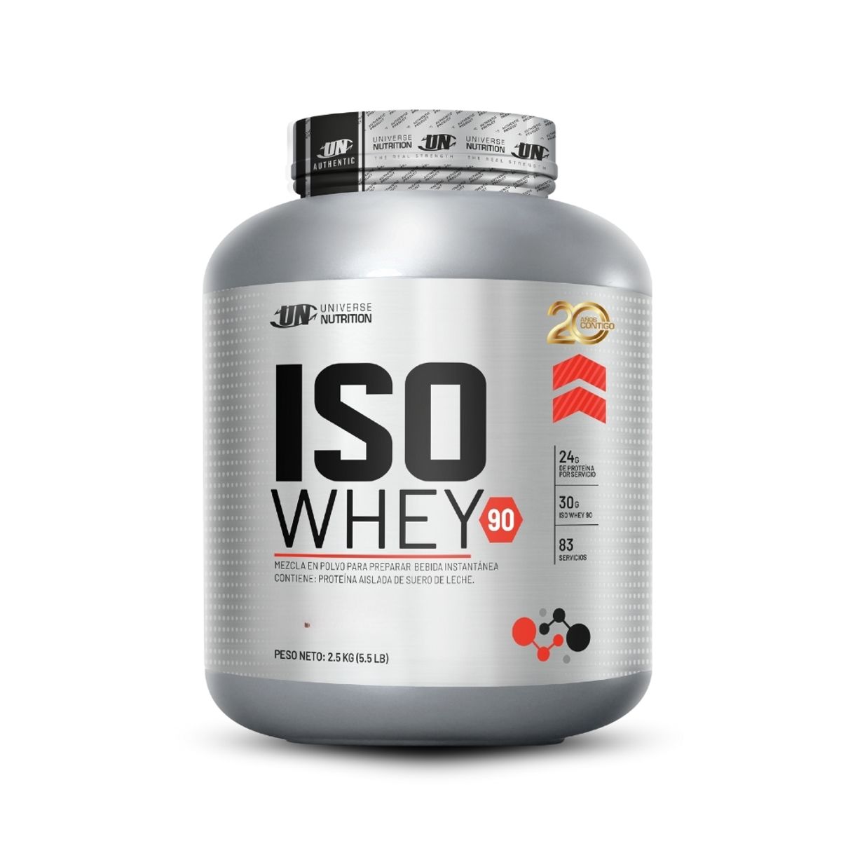 UNIVERSE NUTRITION - Iso Whey 90 de 2.5 kg Vainilla+Creatina Ultimate Nutrition 300gr