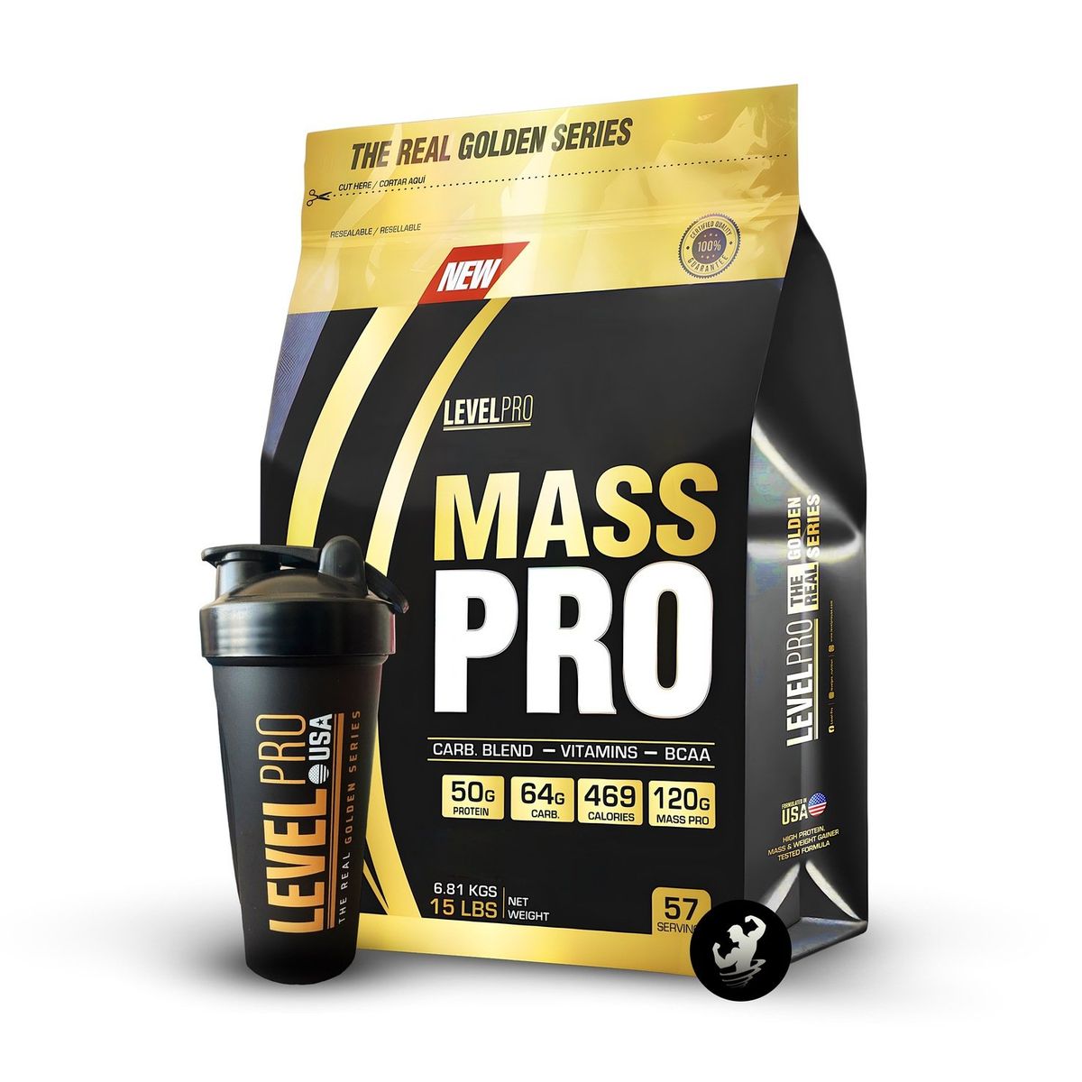 LEVEL PRO - Mass Pro 15 Lb - Vainilla