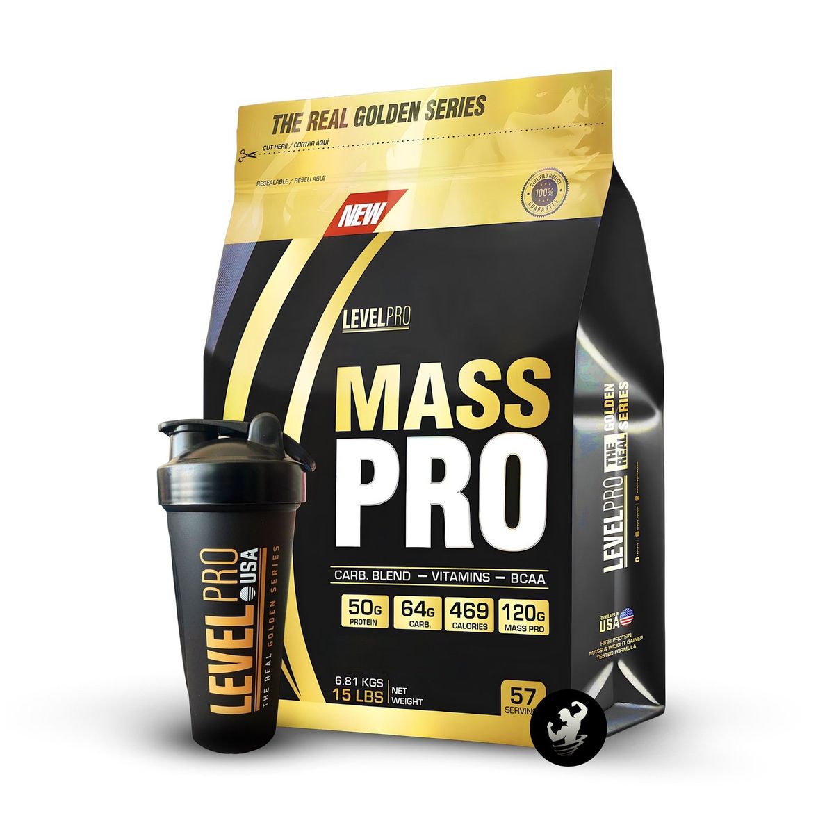 LEVEL PRO - Mass Pro 15 Lb - Vainilla