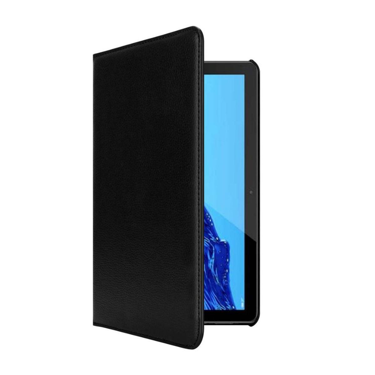 FUNDAANTIGOLPES - Funda Giratoria para Tablet 10.1 Huawei Matepad T5 con parante - BK
