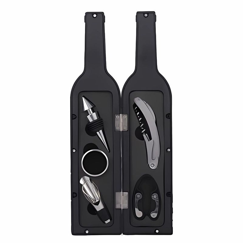 GENERICO - Kit de Herramientas para Abrir Vino 5 en 1