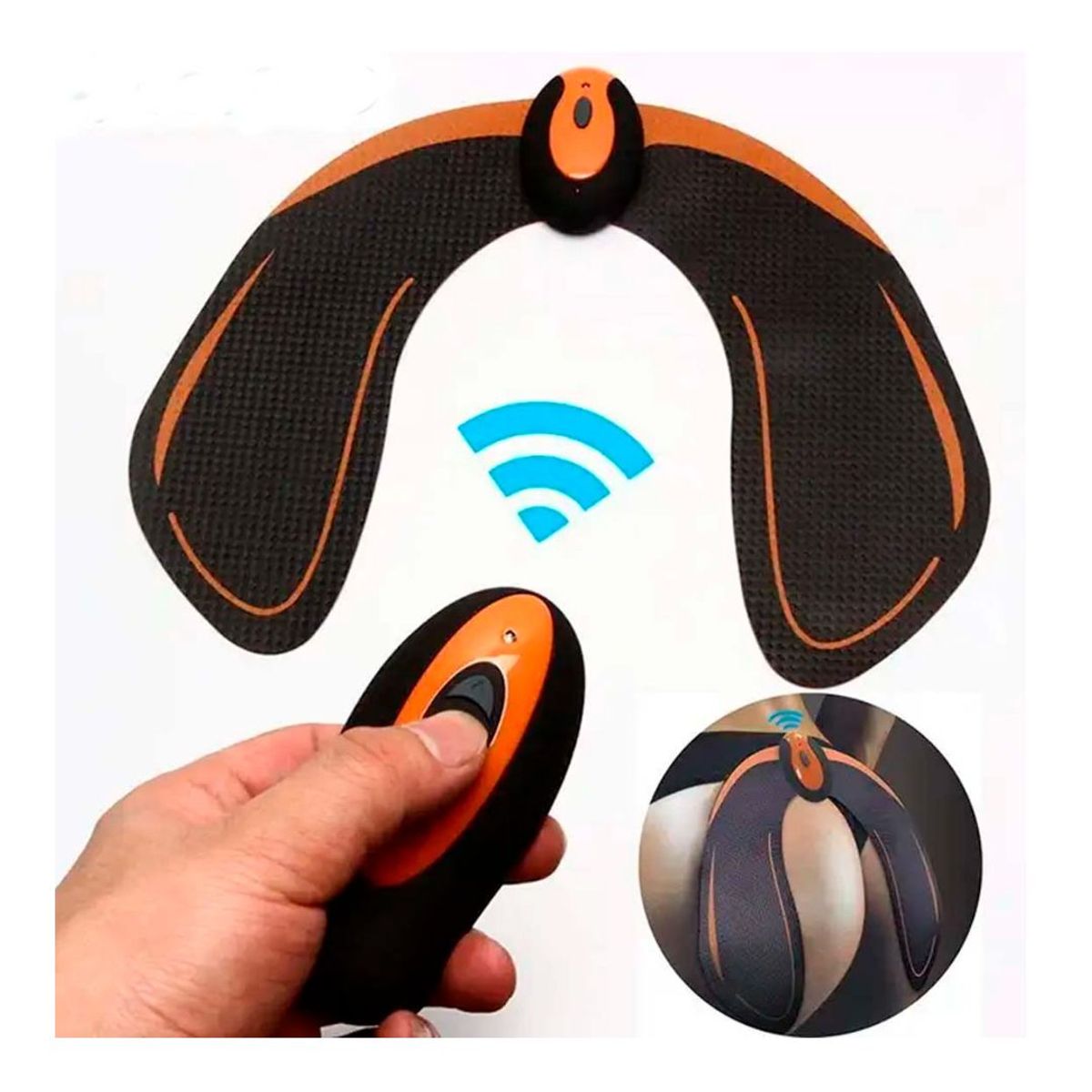 GENERICO - Electro estimulador de Glúteos EMS con Control REMOTO