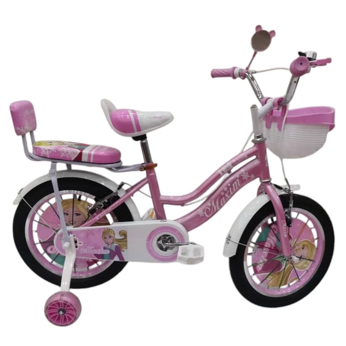 GENERICO - Bicicleta para niña aro 16 maxim rosado