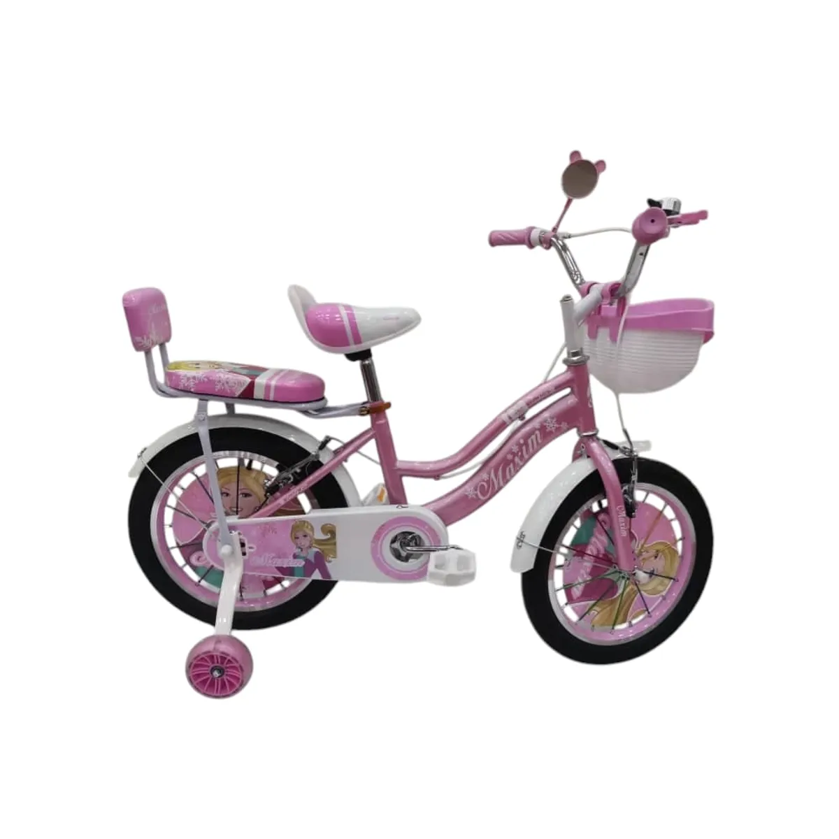 GENERICO - Bicicleta para niña aro 16 maxim rosado